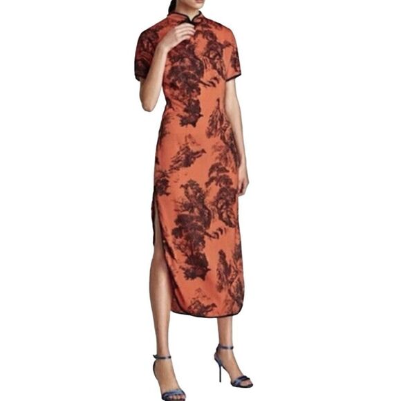 NWOT Zara Chinoiserie Dress - Picture 1 of 11